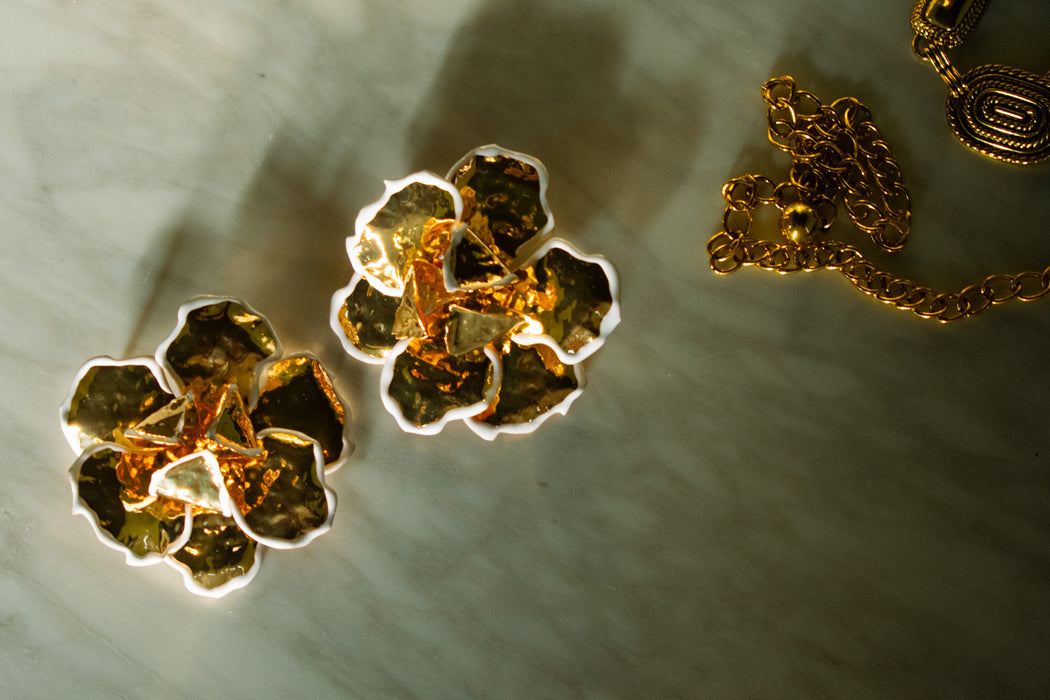 Steel Magnolia Earrings