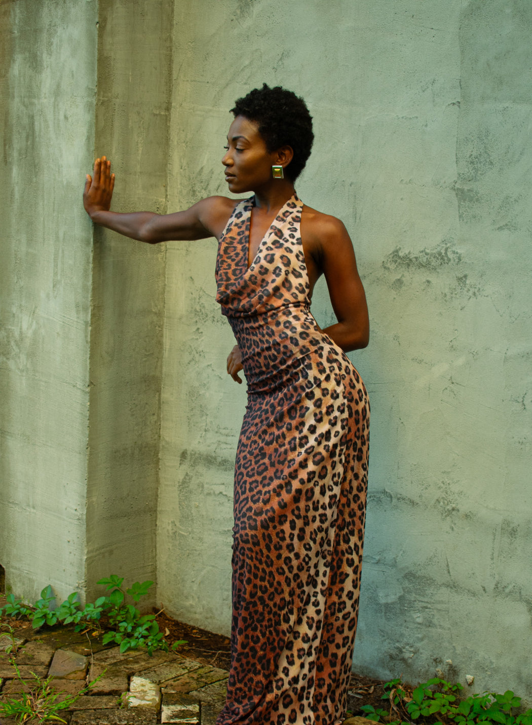 Serengeti Halter Dress