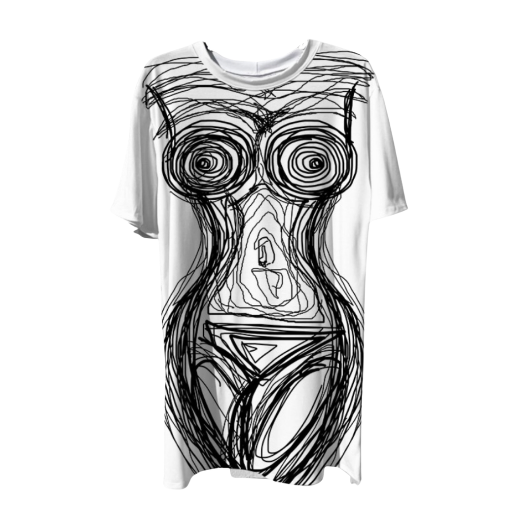 Body Art T-Shirt Dress